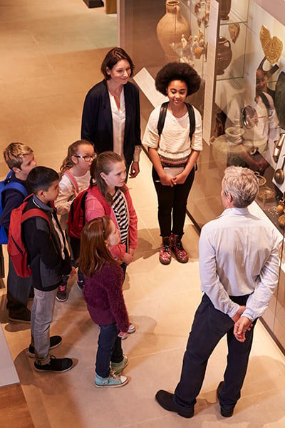 Utah Students at Museum